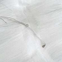 Load image into Gallery viewer, S925 Heart Stone Necklace Set