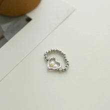 Load image into Gallery viewer, Pearl Heart Ring