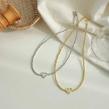 Load image into Gallery viewer, Pearl Heart Necklace