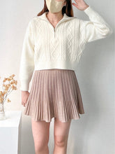 Load image into Gallery viewer, Cozy Zipper Knit Top