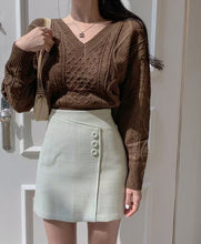 Load image into Gallery viewer, Lady Button Skirt