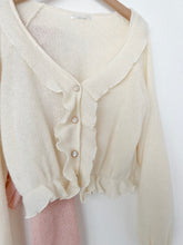 Load image into Gallery viewer, Ruffle Cardigan
