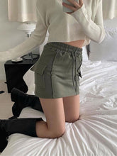Load image into Gallery viewer, Boyfriend Cotton Skirt