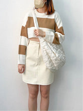 Load image into Gallery viewer, Striped Cropped Sweater