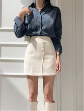 Load image into Gallery viewer, Lady Button Skirt