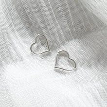 Load image into Gallery viewer, S925 Big Heart Earrings