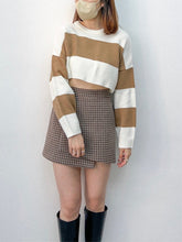 Load image into Gallery viewer, Striped Cropped Sweater
