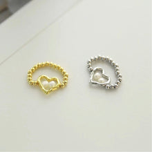 Load image into Gallery viewer, Pearl Heart Ring
