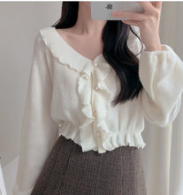 Load image into Gallery viewer, Ruffle Cardigan