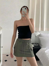 Load image into Gallery viewer, Boyfriend Cotton Skirt