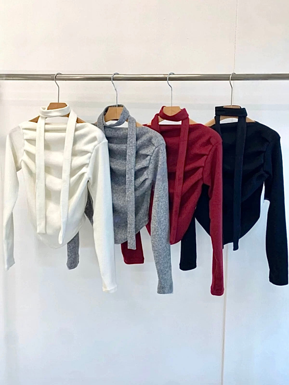 Basic Ruffle Shoulder Top