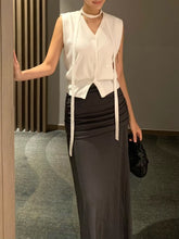 Load image into Gallery viewer, Ruched Maxi Skirt
