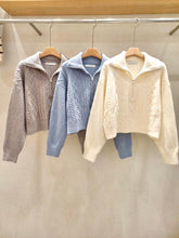 將圖片載入圖庫檢視器 Cozy Zipper Knit Top
