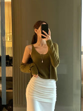 Load image into Gallery viewer, Ruched Maxi Skirt
