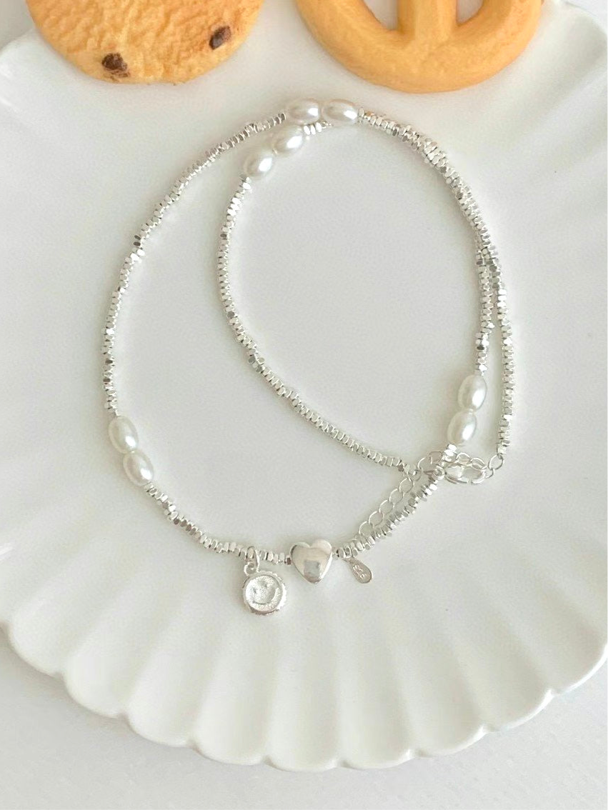 Smiley Pearl Necklace