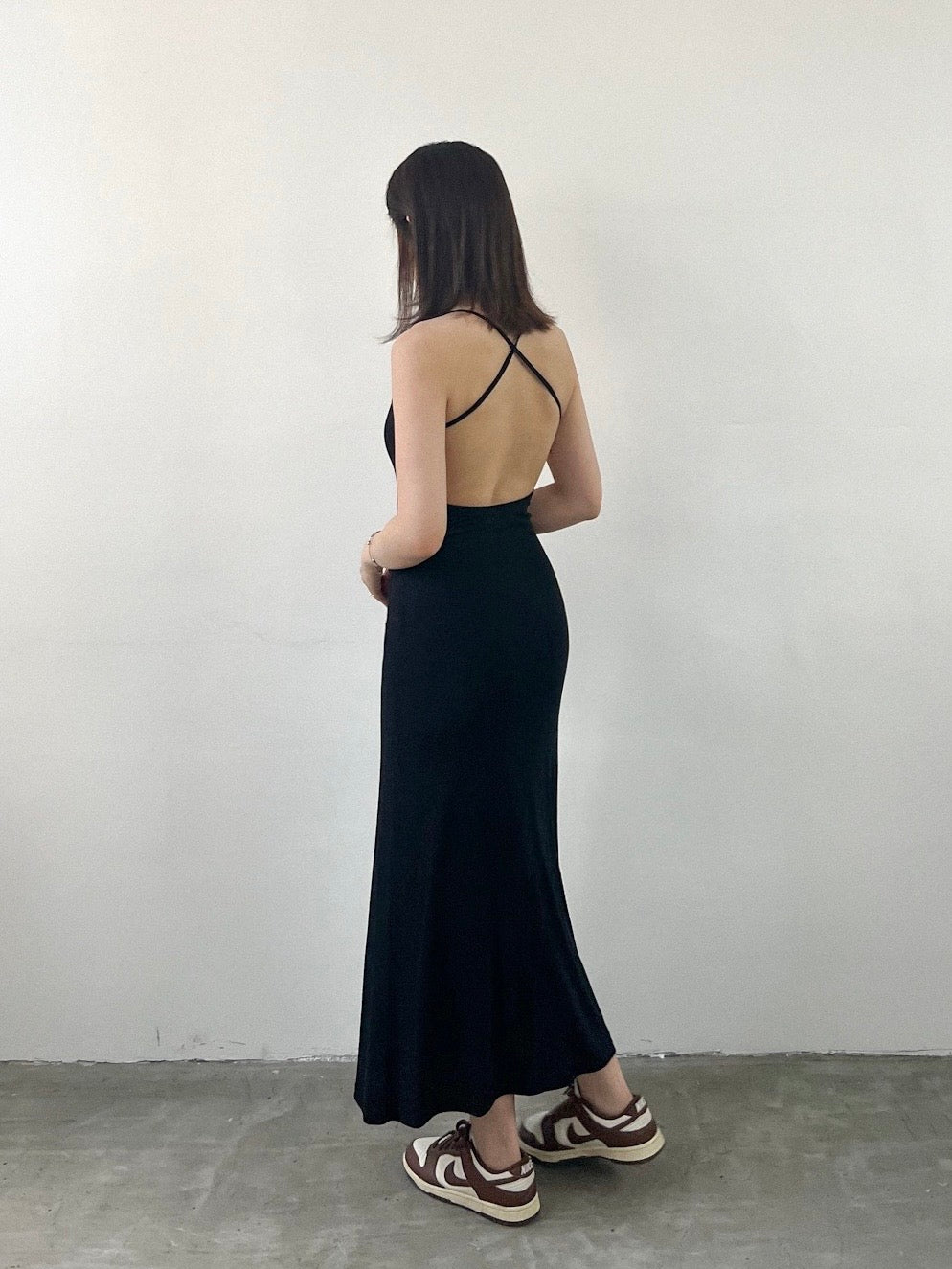 Backless Padded Dress