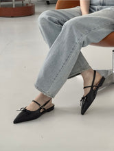 將圖片載入圖庫檢視器 Ribbon Slingback Flats
