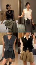 Load image into Gallery viewer, Choker Vest Cardigan
