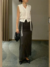 Load image into Gallery viewer, Ruched Maxi Skirt
