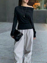 Load image into Gallery viewer, Elegant Shoulder Knit Top
