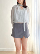 將圖片載入圖庫檢視器 Ribbon Sheer Blouse
