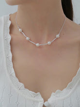 Load image into Gallery viewer, Pearl Wave Necklace
