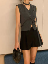 Load image into Gallery viewer, Choker Vest Cardigan
