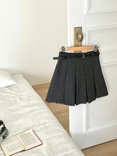 Load image into Gallery viewer, Pleated Belt Skirt
