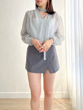 Load image into Gallery viewer, Ribbon Sheer Blouse
