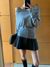Load image into Gallery viewer, Elegant Shoulder Knit Top
