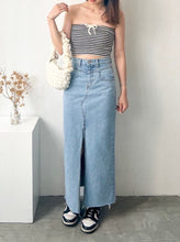 Load image into Gallery viewer, Heidi Denim Slit Skirt
