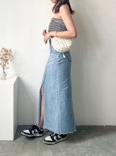 Load image into Gallery viewer, Heidi Denim Slit Skirt
