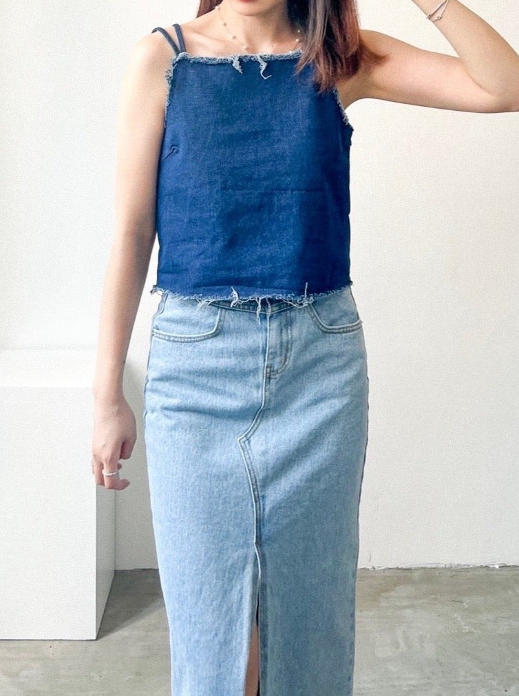 Denim Double Vest