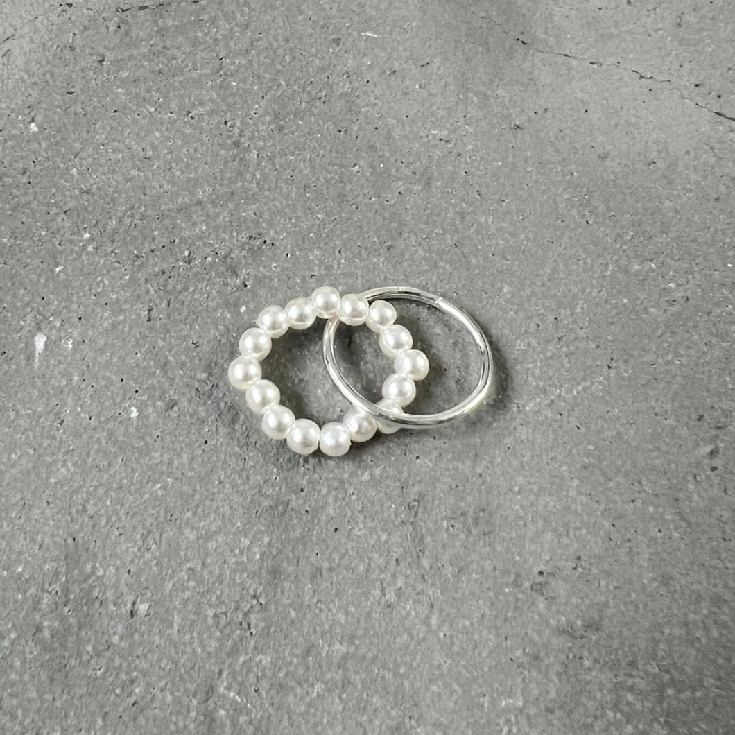 Pearl Cross Ring