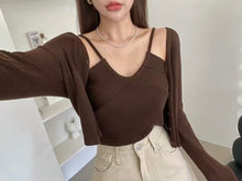 將圖片載入圖庫檢視器 V-neck Top Set
