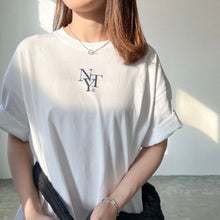 Load image into Gallery viewer, Oversized NTY T-shirt Dress
