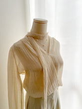 Load image into Gallery viewer, Ribbon Sheer Blouse
