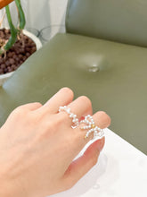 將圖片載入圖庫檢視器 Ribbon Pearl Ring
