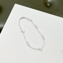 Load image into Gallery viewer, Mini Ribbon Pearl Necklace
