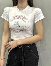 Load image into Gallery viewer, 1993 Bear Cropped Tee
