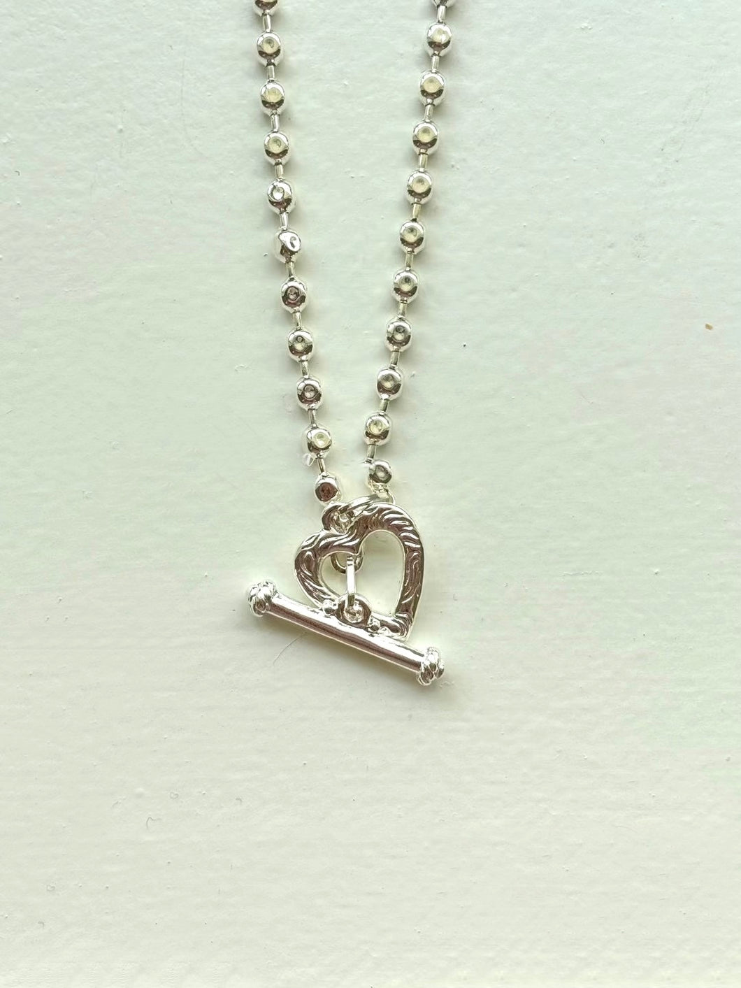 Heart Chain Dot Necklace