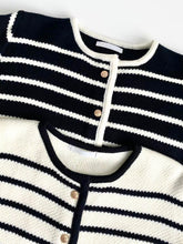 Load image into Gallery viewer, Striped Button Up Cardigan
