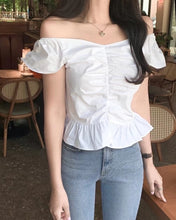 Load image into Gallery viewer, V-neck Ruffle Top
