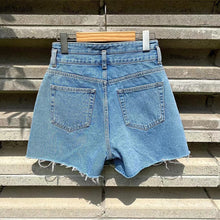 Load image into Gallery viewer, Uneven Denim Skirt Pants
