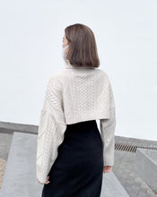 Load image into Gallery viewer, Amber Cropped Knit Sweater
