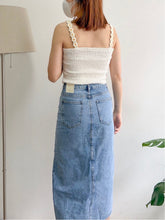 Load image into Gallery viewer, Denim Slit Skirt
