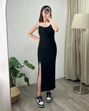 Load image into Gallery viewer, Lines Slit Dress
