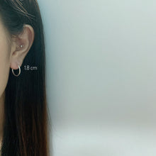 將圖片載入圖庫檢視器 S925 Basic Hoop Earrings
