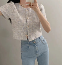 Load image into Gallery viewer, Unicorn Tweed Top
