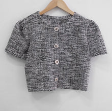 Load image into Gallery viewer, Unicorn Tweed Top
